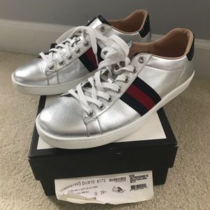 Gucci Ace metallic women’s sneaker.